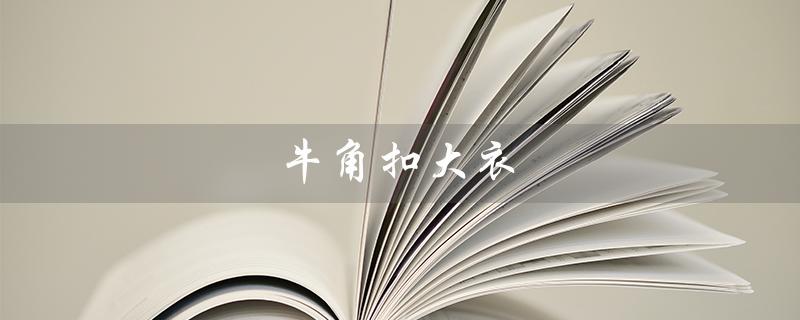 牛角扣大衣（如何搭配牛角扣大衣）